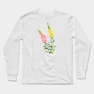 July 2nd birthday flower Long Sleeve T-Shirt